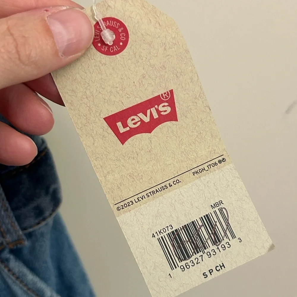 Levi's Denimc Dress Girls Size Small 8/10